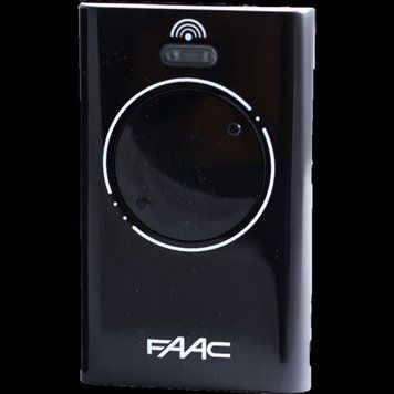 Пульт 2-х канальный FAAC XT2 868 SLH LR, черного цвета